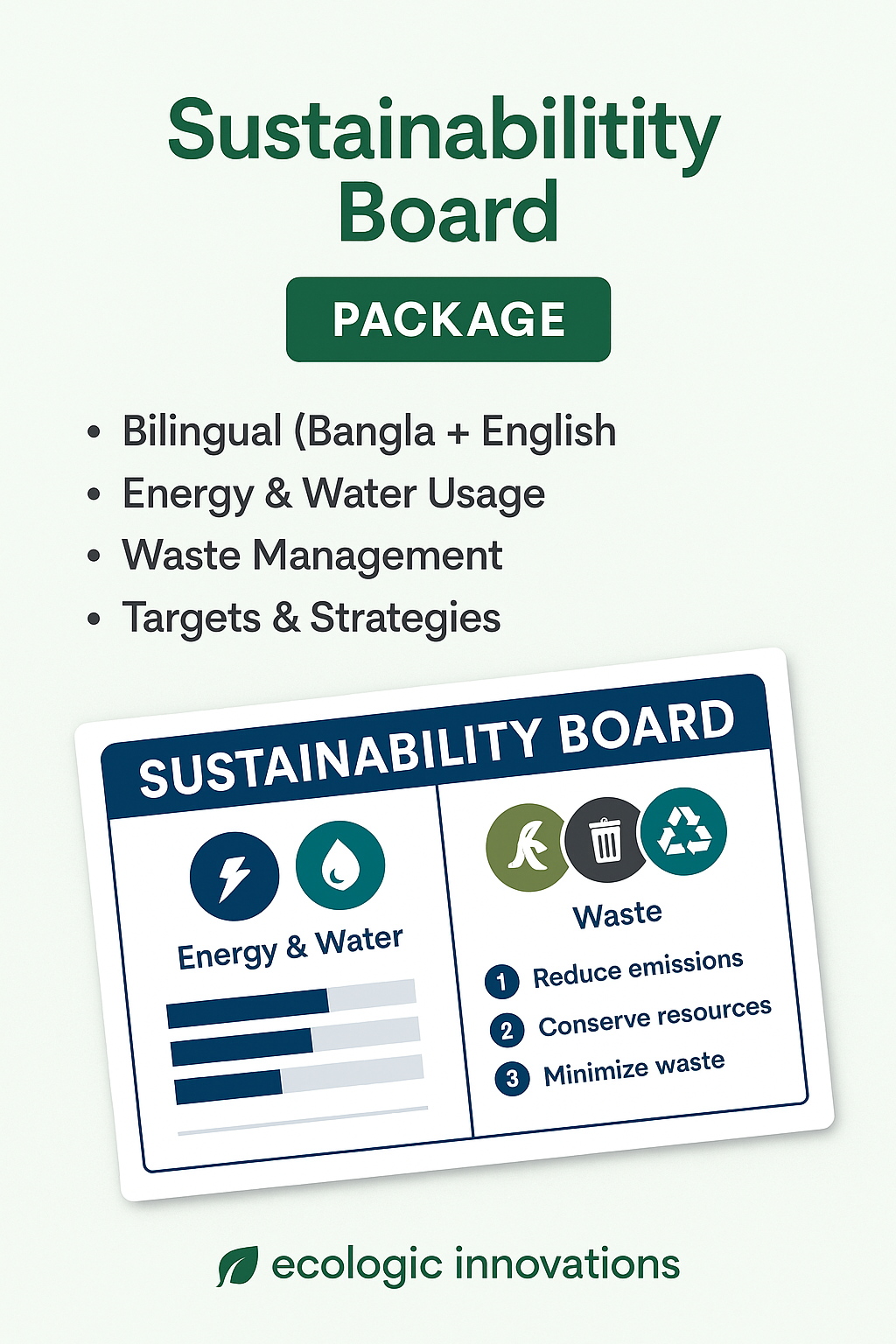 Sustainability Board Package